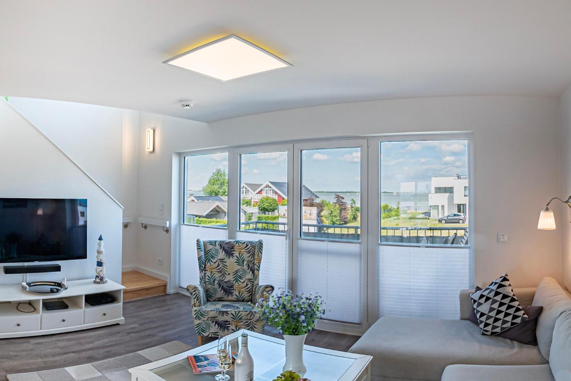 Maisonette Fewo Ostseeflair By Seeblick Ferien Oro, Erste Wasserreihe, E-Saeule オルペニッツ エクステリア 写真