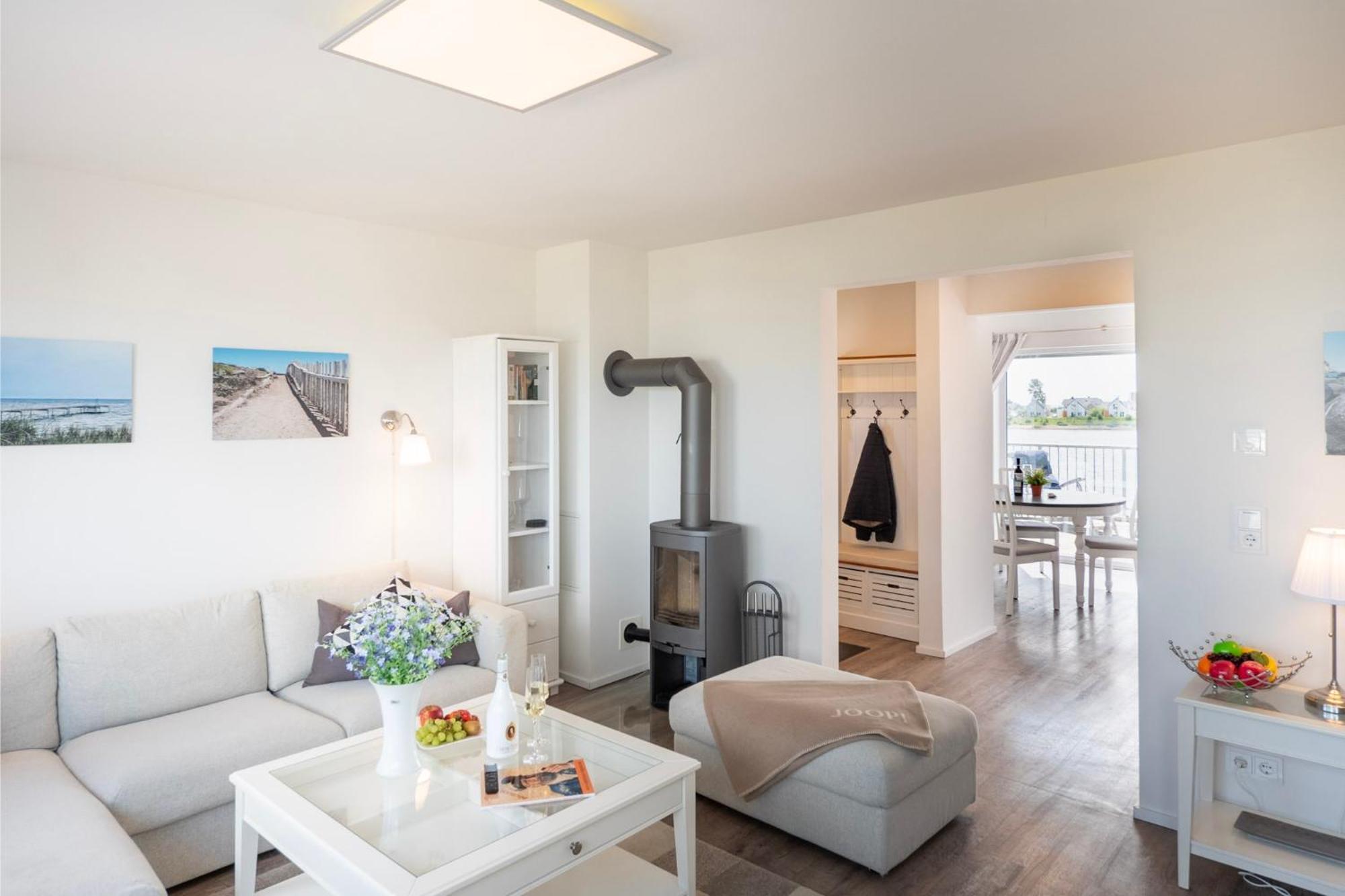 Maisonette Fewo Ostseeflair By Seeblick Ferien Oro, Erste Wasserreihe, E-Saeule オルペニッツ エクステリア 写真