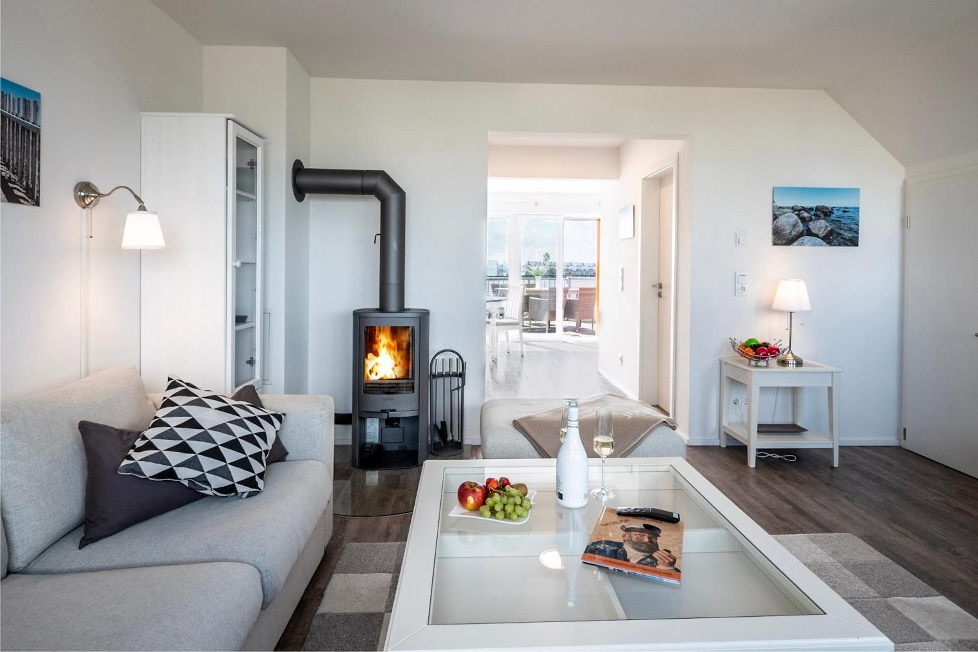Maisonette Fewo Ostseeflair By Seeblick Ferien Oro, Erste Wasserreihe, E-Saeule オルペニッツ エクステリア 写真