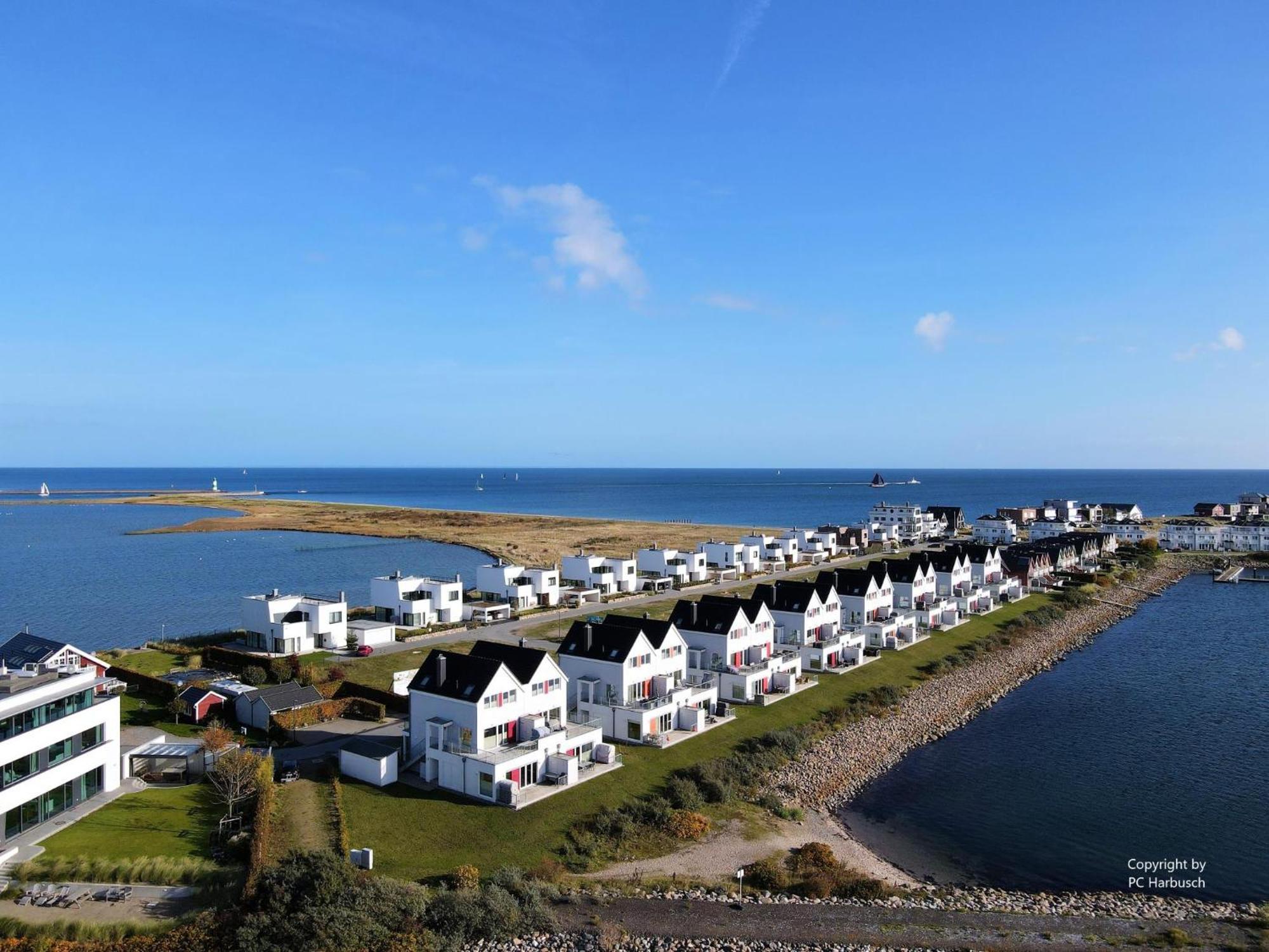 Maisonette Fewo Ostseeflair By Seeblick Ferien Oro, Erste Wasserreihe, E-Saeule オルペニッツ エクステリア 写真