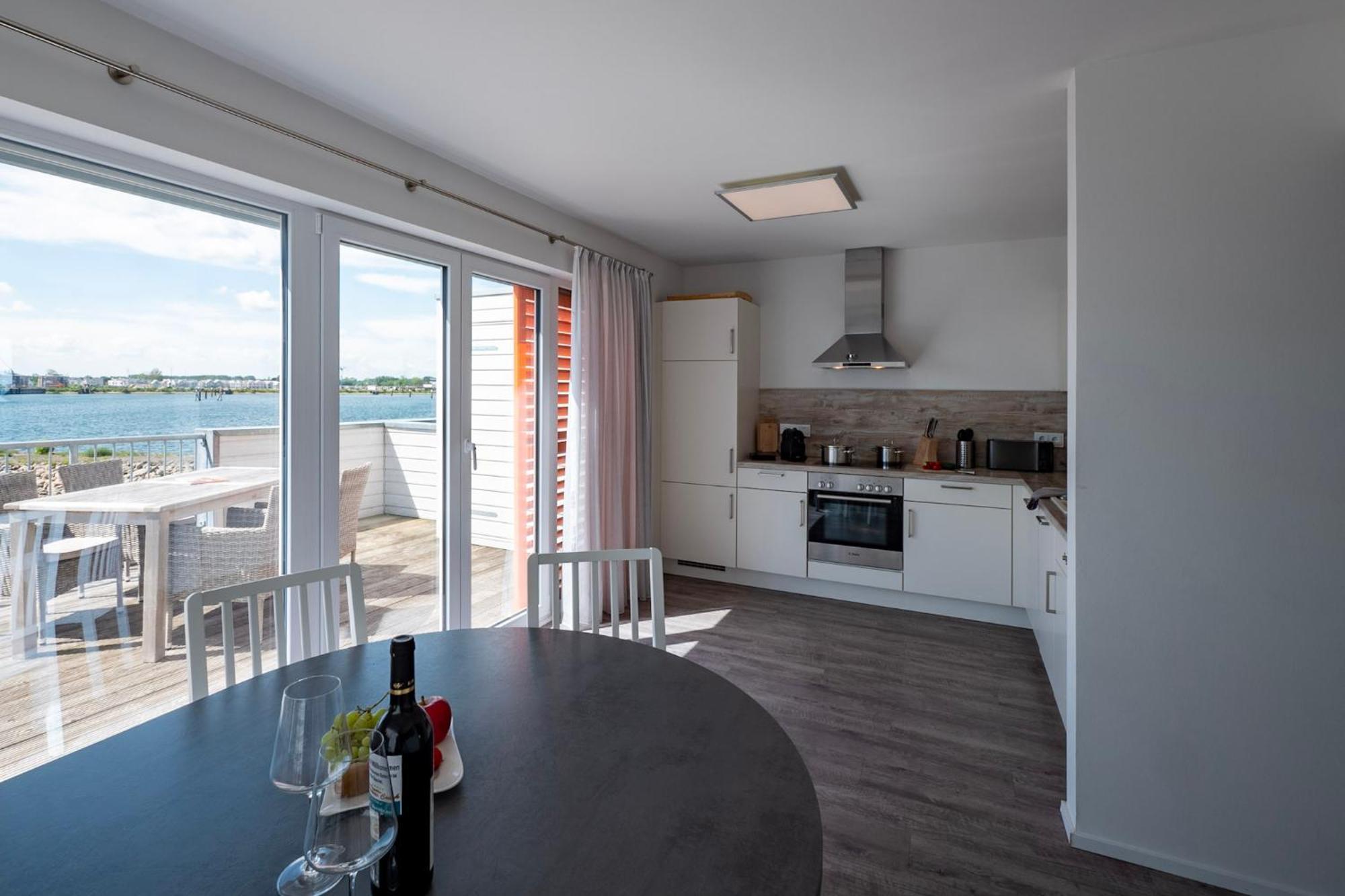 Maisonette Fewo Ostseeflair By Seeblick Ferien Oro, Erste Wasserreihe, E-Saeule オルペニッツ エクステリア 写真