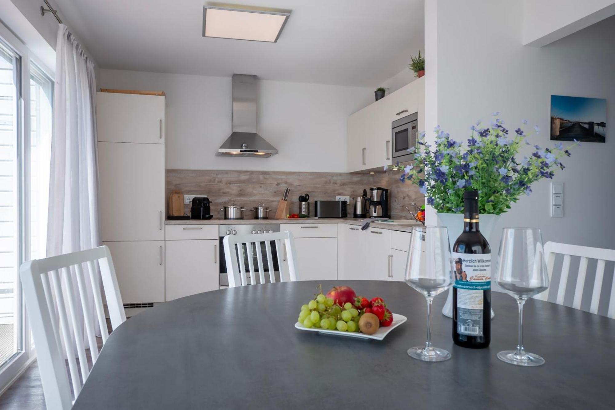 Maisonette Fewo Ostseeflair By Seeblick Ferien Oro, Erste Wasserreihe, E-Saeule オルペニッツ エクステリア 写真