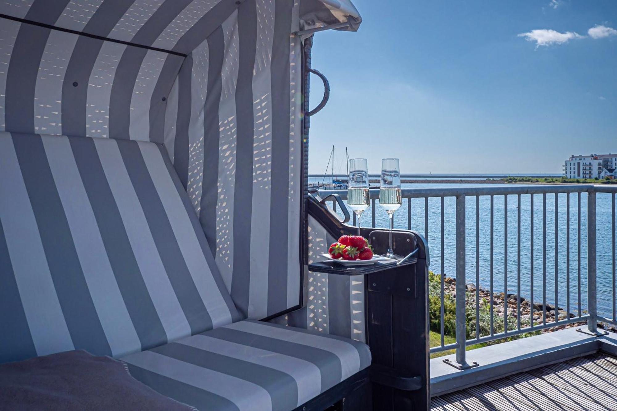 Maisonette Fewo Ostseeflair By Seeblick Ferien Oro, Erste Wasserreihe, E-Saeule オルペニッツ エクステリア 写真