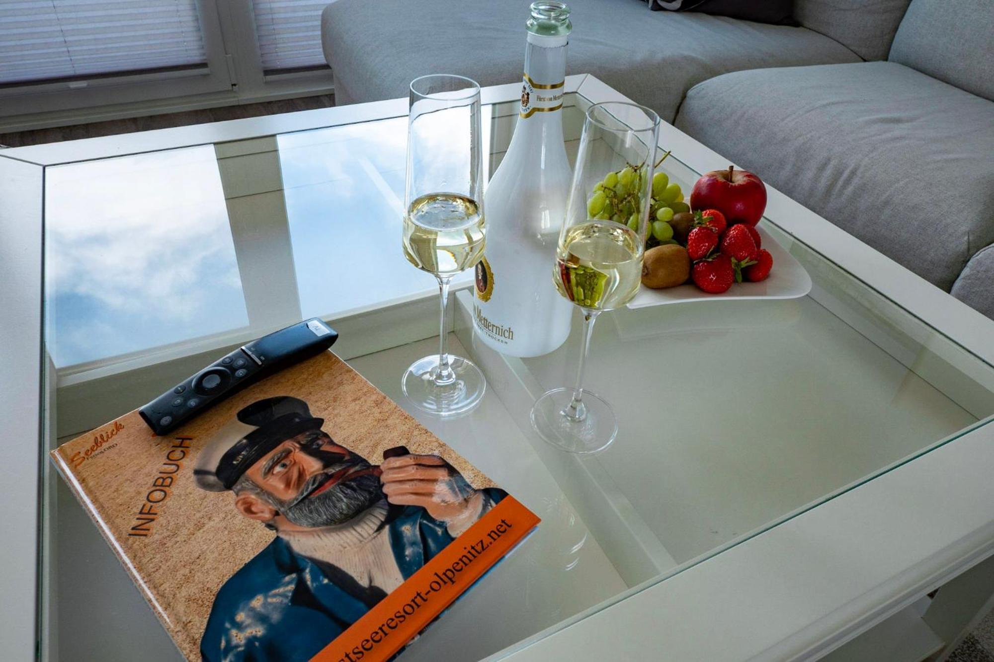 Maisonette Fewo Ostseeflair By Seeblick Ferien Oro, Erste Wasserreihe, E-Saeule オルペニッツ エクステリア 写真